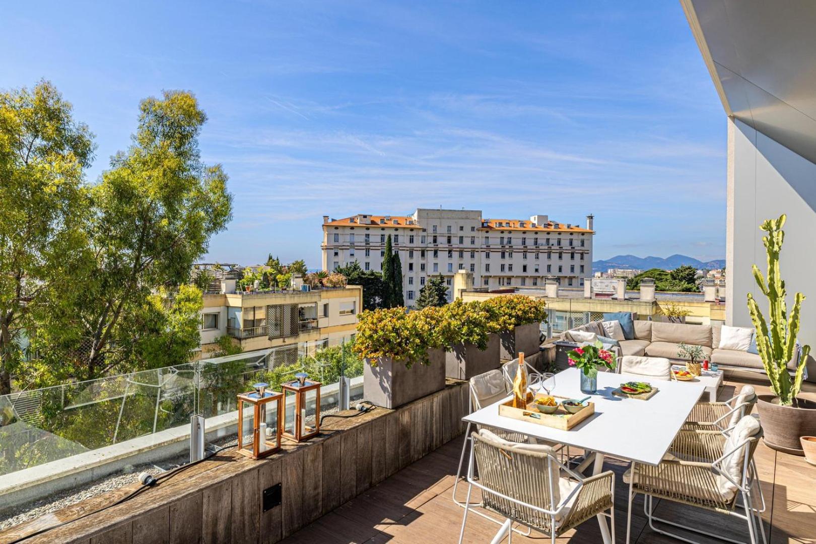 Le Boreal Penthouse Avec Terrasse Et Vue Panoramique Spectaculaire Sur La Ville * Cannes
